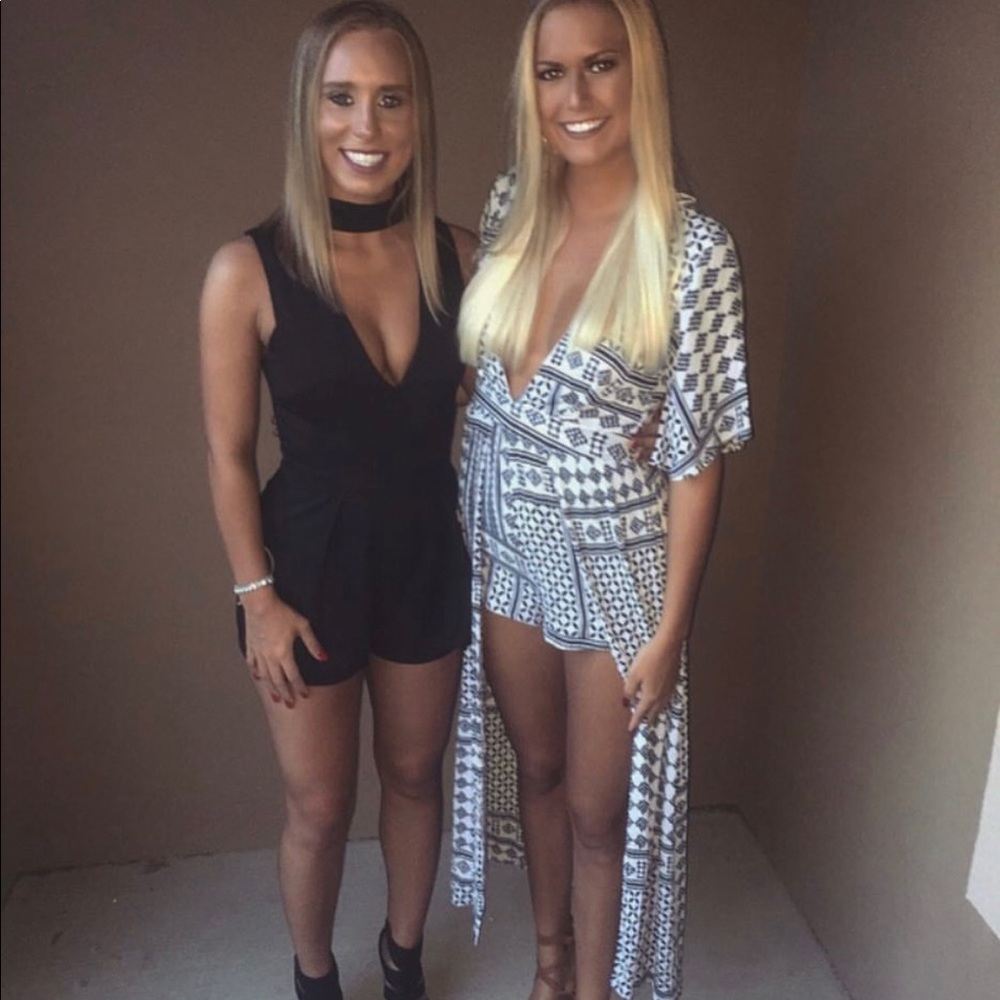 High low romper